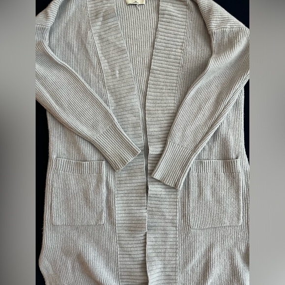 Abercrombie & Fitch Ribbed Duster Cardigan Grey: X-Small - Picture 5 of 6